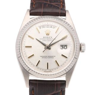 ロレックス(ROLEX)のロレックス デイデイト オイスターパーペチュアル 腕時計 時計 18金 K18ホワイトゴールド 1803 自動巻き メンズ 1年保証 ROLEX  中古(腕時計(アナログ))