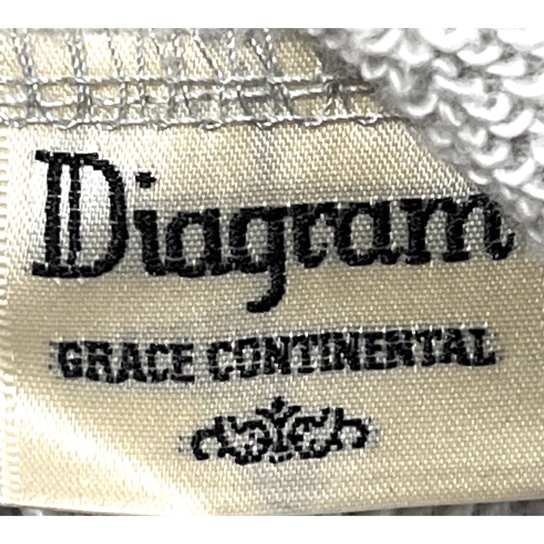 GRACE CONTINENTAL(グレースコンチネンタル)の匿名発送　美品　ダイヤグラム　グレースコンチネンタル　デザインポンチョスウェット レディースのトップス(トレーナー/スウェット)の商品写真