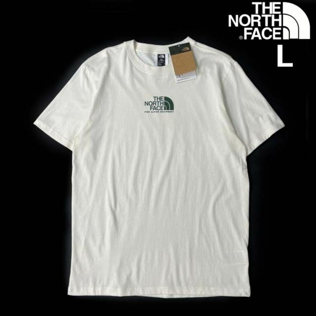 THE NORTH FACE(ザノースフェイス)のノースフェイス 半袖 Tシャツ US ハーフドームロゴ(L)白 180902 メンズのトップス(Tシャツ/カットソー(半袖/袖なし))の商品写真