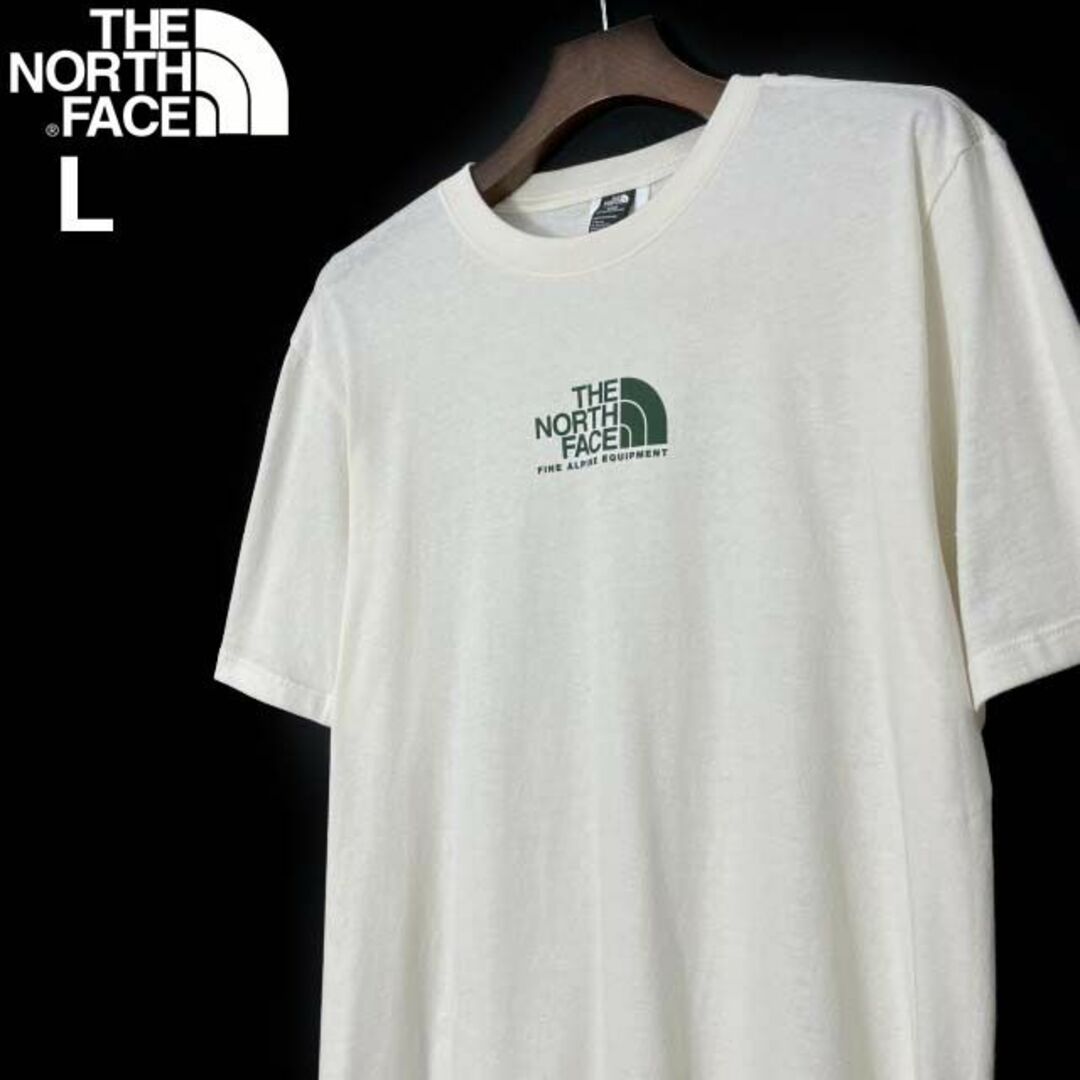 THE NORTH FACE(ザノースフェイス)のノースフェイス 半袖 Tシャツ US ハーフドームロゴ(L)白 180902 メンズのトップス(Tシャツ/カットソー(半袖/袖なし))の商品写真