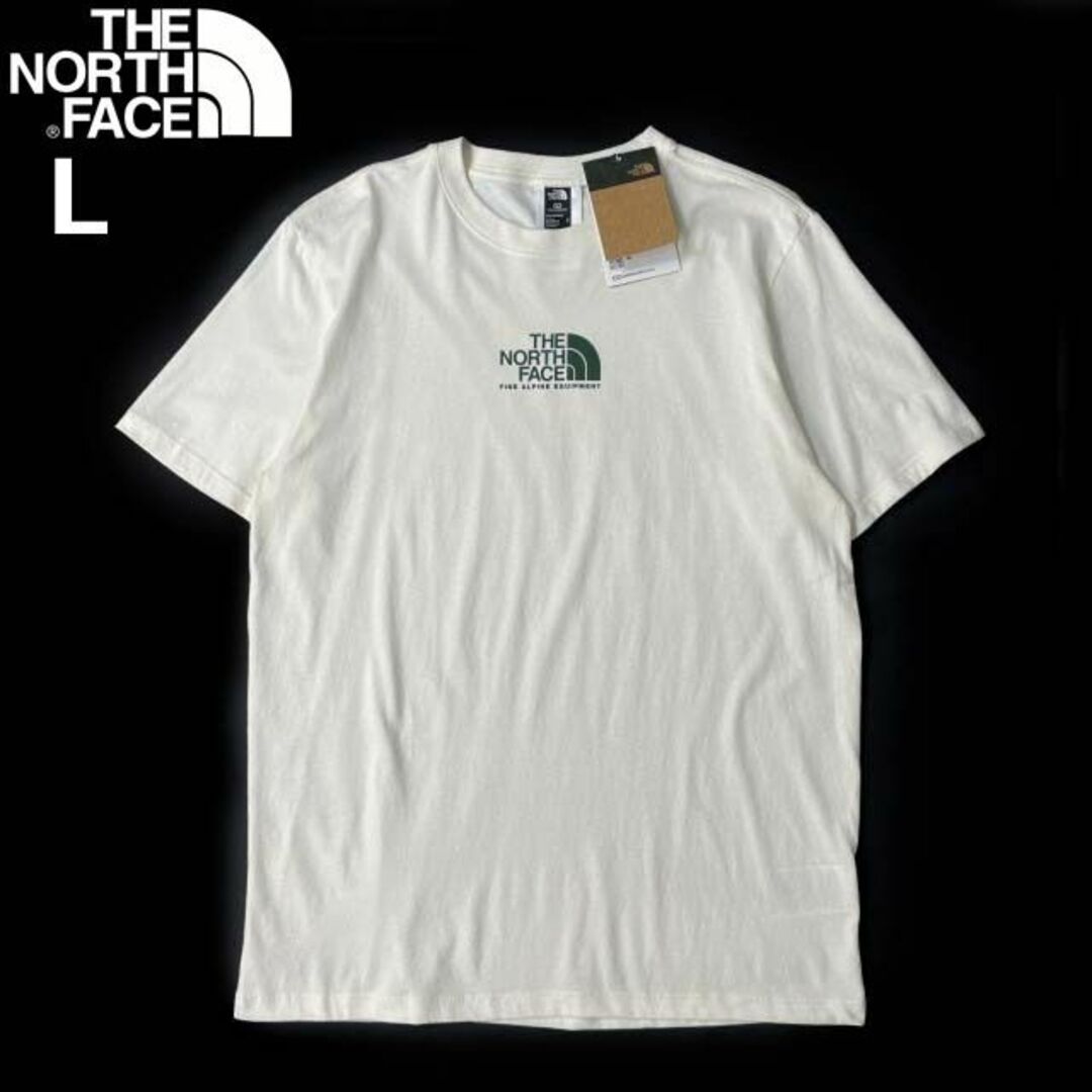 THE NORTH FACE(ザノースフェイス)のノースフェイス 半袖 Tシャツ US ハーフドームロゴ(L)白 180902 メンズのトップス(Tシャツ/カットソー(半袖/袖なし))の商品写真