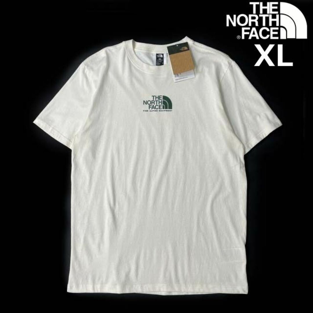 THE NORTH FACE(ザノースフェイス)のノースフェイス 半袖 Tシャツ US ハーフドームロゴ(XL)白 180902 メンズのトップス(Tシャツ/カットソー(半袖/袖なし))の商品写真