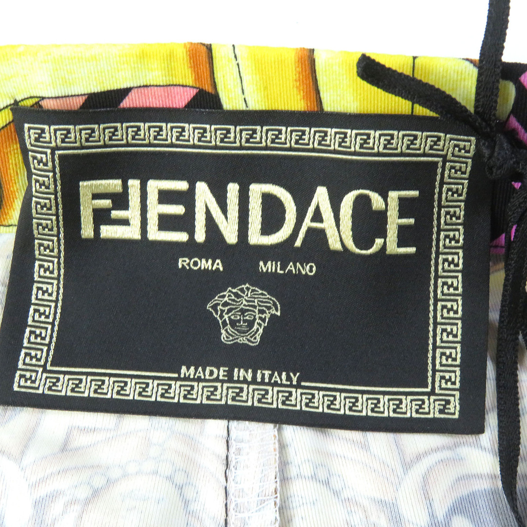 FENDI(フェンディ)の未使用品 FENDI Versace フェンディ ヴェルサーチ 22SS 1004962 FENDACE フェンダーチェ バロック レギンス スパッツ マルチカラー 40 イタリア製 正規品 レディース レディースのパンツ(その他)の商品写真