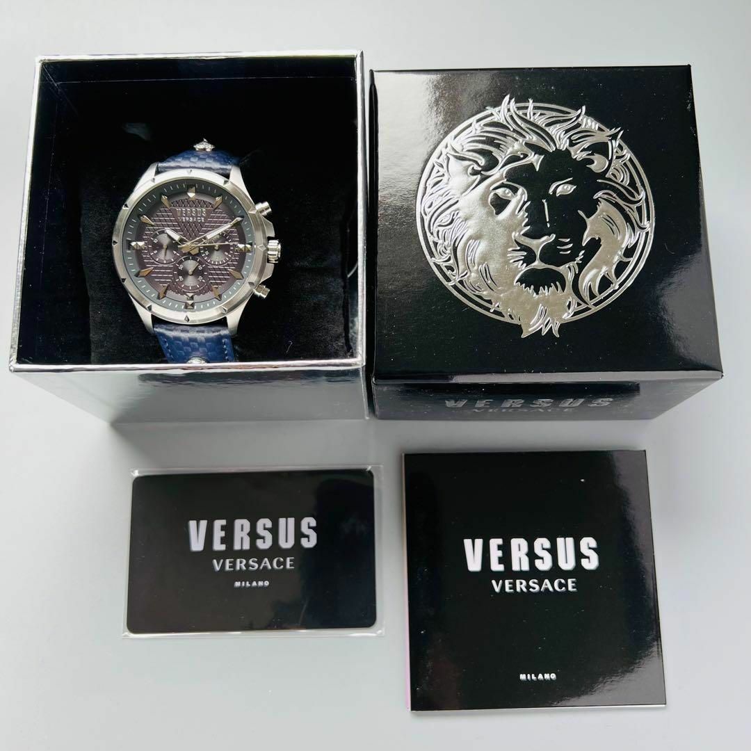 VERSACE(ヴェルサーチ)のヴェルサス ヴェルサーチ 腕時計 新品 メンズ クォーツ ブラック 高級ブランド メンズの時計(腕時計(アナログ))の商品写真