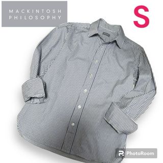 マッキントッシュフィロソフィー(MACKINTOSH PHILOSOPHY)のマッキントッシュフィロソフィー   シャツ メンズ   綿  ストライプ　S(シャツ)