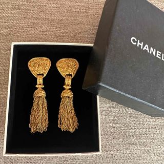 シャネル(CHANEL)のCHANEL タッセル　イヤリング　フリンジ　ヴィンテージ　シャネル(イヤリング)