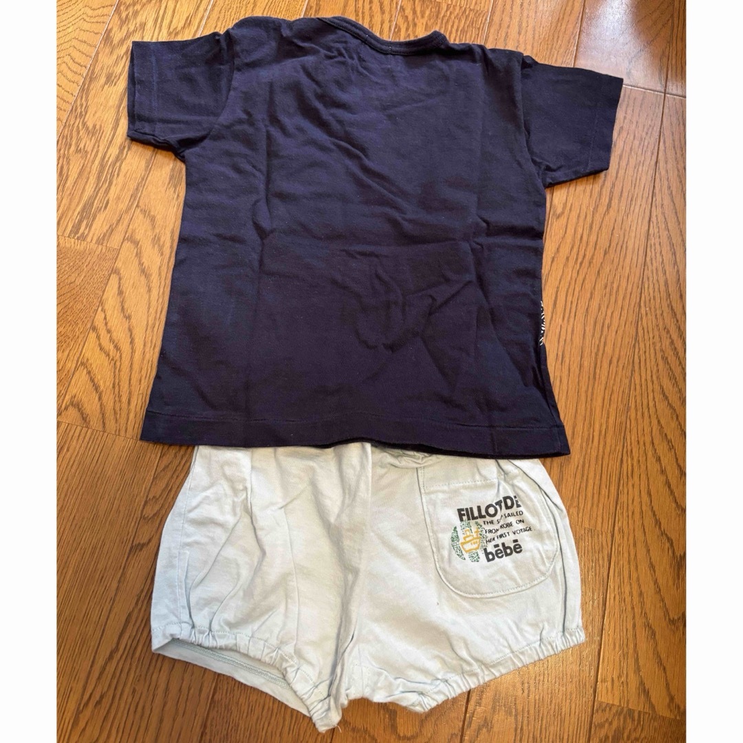 BeBe(ベベ)のbebe セットアップ キッズ/ベビー/マタニティのキッズ服男の子用(90cm~)(Tシャツ/カットソー)の商品写真