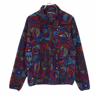 パタゴニア(patagonia)の美品 パタゴニア PATAGONIA 95s ジャケット フリース 総柄 アボリジニ 総柄 25205 スナップT メンズ アメリカ製 M マルチカラー(その他)