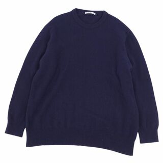 アクネストゥディオズ(Acne Studios)の美品 アクネストゥディオズ Acne Studios ニット セーター プルオーバー ウール カシミヤ 無地 トップス メンズ XL ネイビー(ニット/セーター)