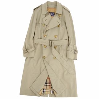 BURBERRY - 美品 Vintage バーバリー Burberrys コート 英国製 トレンチコート ライナー付き コットン100％ アウター メンズ S カーキ