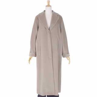 マックスマーラ(Max Mara)のマックスマーラ Max Mara コート 白タグ ロングコート ウール カシミヤ アウター レディース JI40 USA6 FB38(M相当) グレーベージュ(その他)