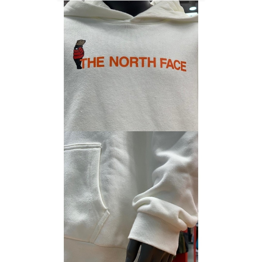 THE NORTH FACE(ザノースフェイス)のノースフェイス キッズ フーディーパーカー スウェット トレーナー 新品 110 キッズ/ベビー/マタニティのキッズ服男の子用(90cm~)(Tシャツ/カットソー)の商品写真