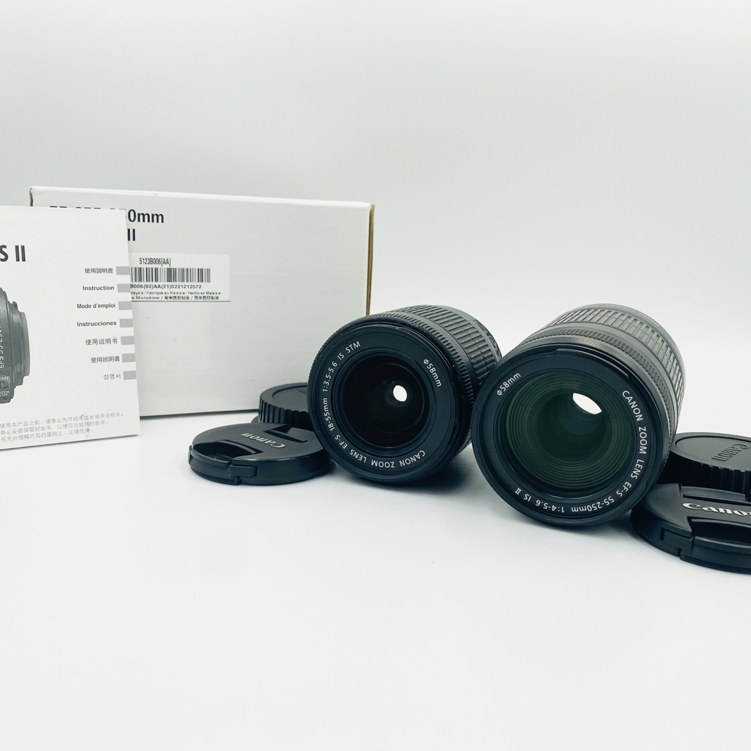 Canon - 【美品】Canon EF-S 55-250mm F4-5.6 IS II セットの通販 by