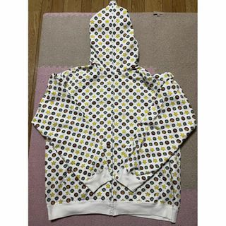 アベイシングエイプ(A BATHING APE)のbape kaws hoodie　ベイプ　カウズ　パーカー　モノグラム　レア(パーカー)