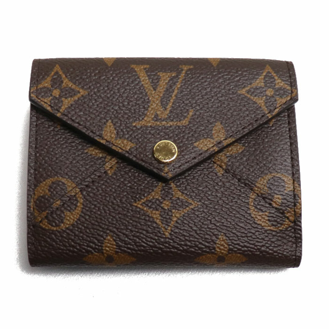 LOUIS VUITTON(ルイヴィトン)のLOUIS VUITTON ルイ・ヴィトン ポルトフォイユセレスト 三つ折り財布 モノグラム ブラウン ローズバレリーヌ M81665 ICチップ レディース【中古】【美品】 レディースのファッション小物(財布)の商品写真