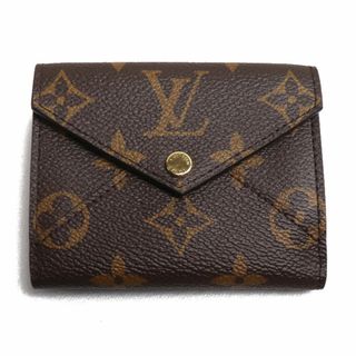 ルイヴィトン(LOUIS VUITTON)のLOUIS VUITTON ルイ・ヴィトン ポルトフォイユセレスト 三つ折り財布 モノグラム ブラウン ローズバレリーヌ M81665 ICチップ レディース【中古】【美品】(財布)