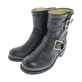 JIMMY CHOO - JIMMY CHOO ジミーチュー ブーツ 35(22cm位) 黒 【古着】【中古】