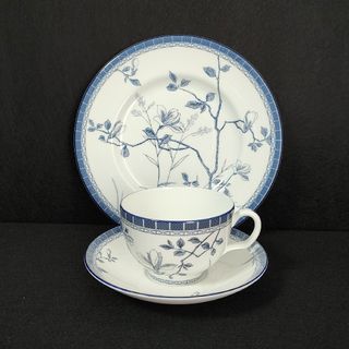 ミントン(MINTON)のミントン　フェイザンブルー　カップ＆ソーサー＆プレートのトリオ(食器)