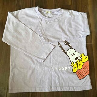 スヌーピー長袖Tシャツ110cm 記名あり(Tシャツ/カットソー)