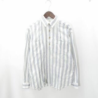 SIMPLY COMPLICATED Fringe Stripe Shirt Size-1  (シャツ)