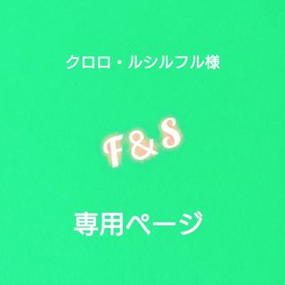 クロロ・ルシルフル様 専用ページです(その他)