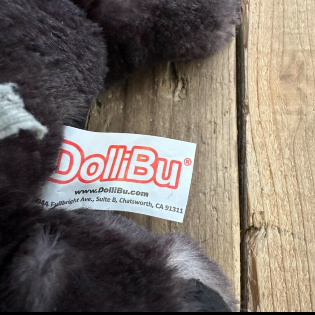 DolliBuおやすみベアレトロテディベアぬいぐるみ エンタメ/ホビーのおもちゃ/ぬいぐるみ(ぬいぐるみ)の商品写真