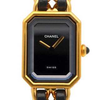 シャネル(CHANEL)のシャネル プルミエール M 腕時計 時計 GP H0001 クオーツ レディース 1年保証 CHANEL  中古(腕時計)