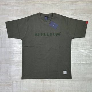 アップルバム(APPLEBUM)の未使用 アップルバム ヘビーウェイト エンブロイダリー ロゴ 刺繍 Tシャツ M(Tシャツ/カットソー(半袖/袖なし))