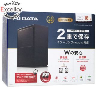 アイオーデータ(IODATA)のI-O DATA　外付ハードディスク HDW-UT16　16TB(PC周辺機器)