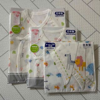 ミキハウス(mikihouse)のミキハウス　コンビ　肌着・ガーゼset(肌着/下着)