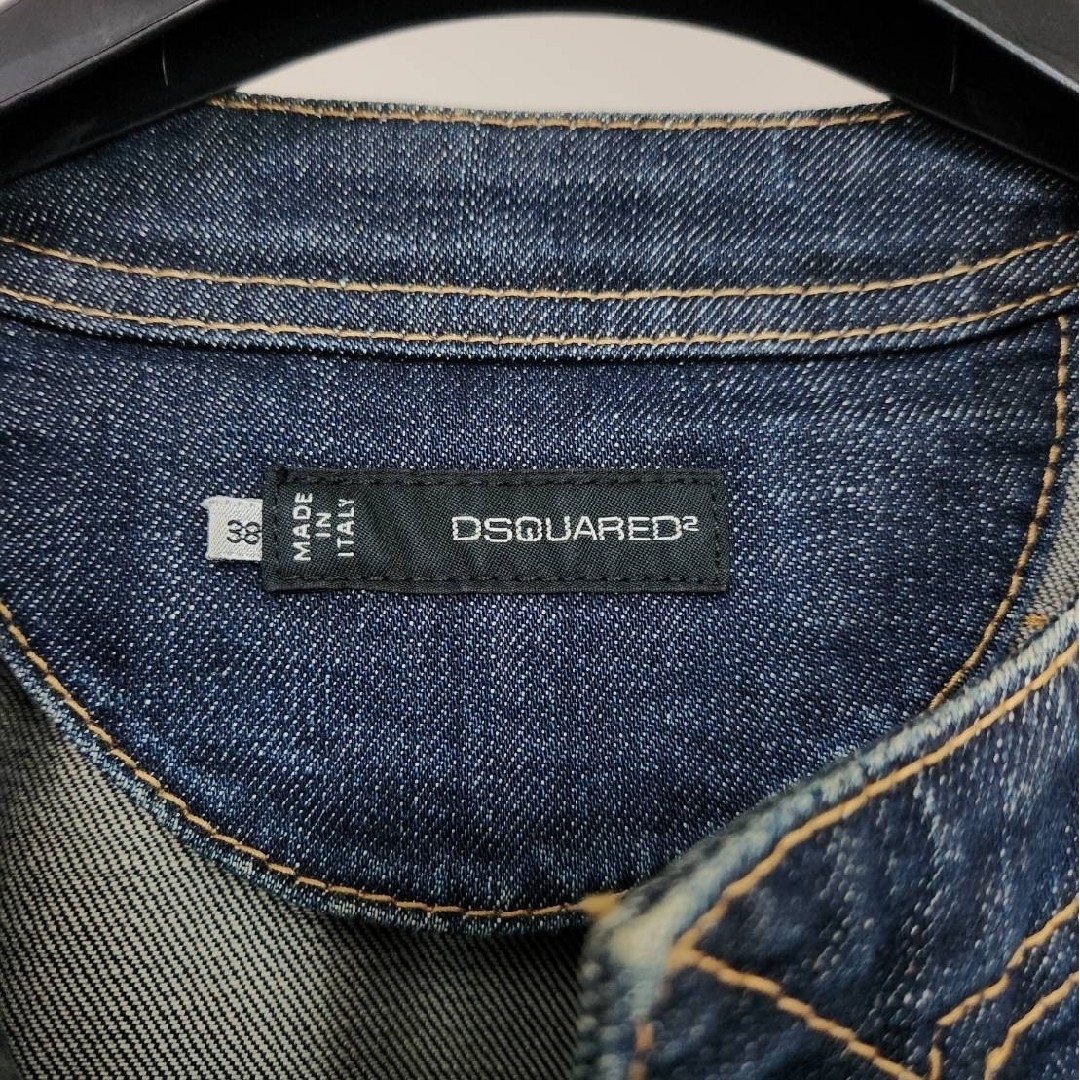 DSQUARED2 - ディースクエアード2 デニム ジャケット サイズ38の DSQUARED2 - ディースクエアード2 デニム ジャケット サイズ38の