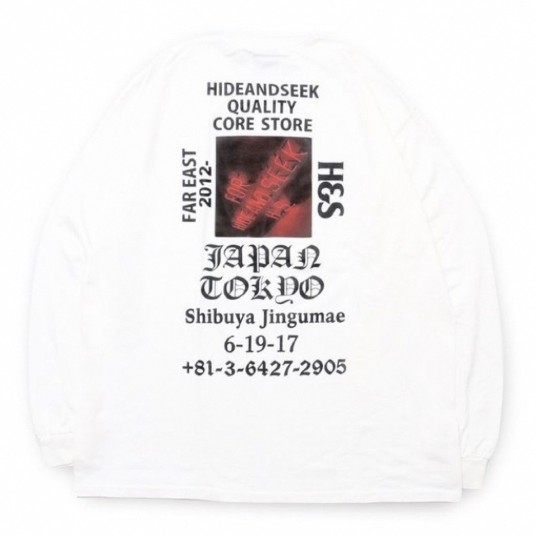 HIDE AND SEEK(ハイドアンドシーク)のHIDE AND SEEK ハイドアンドシーク 限定 Tシャツ メンズのトップス(Tシャツ/カットソー(七分/長袖))の商品写真