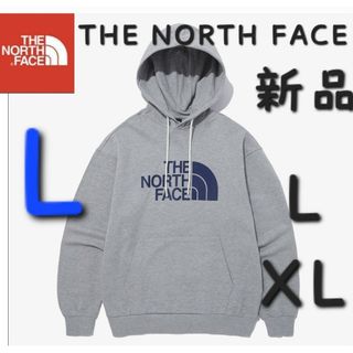 ザノースフェイス(THE NORTH FACE)のノースフェイス コットン パーカー 新品 フーディー ロゴ 長袖 トップス L(パーカー)