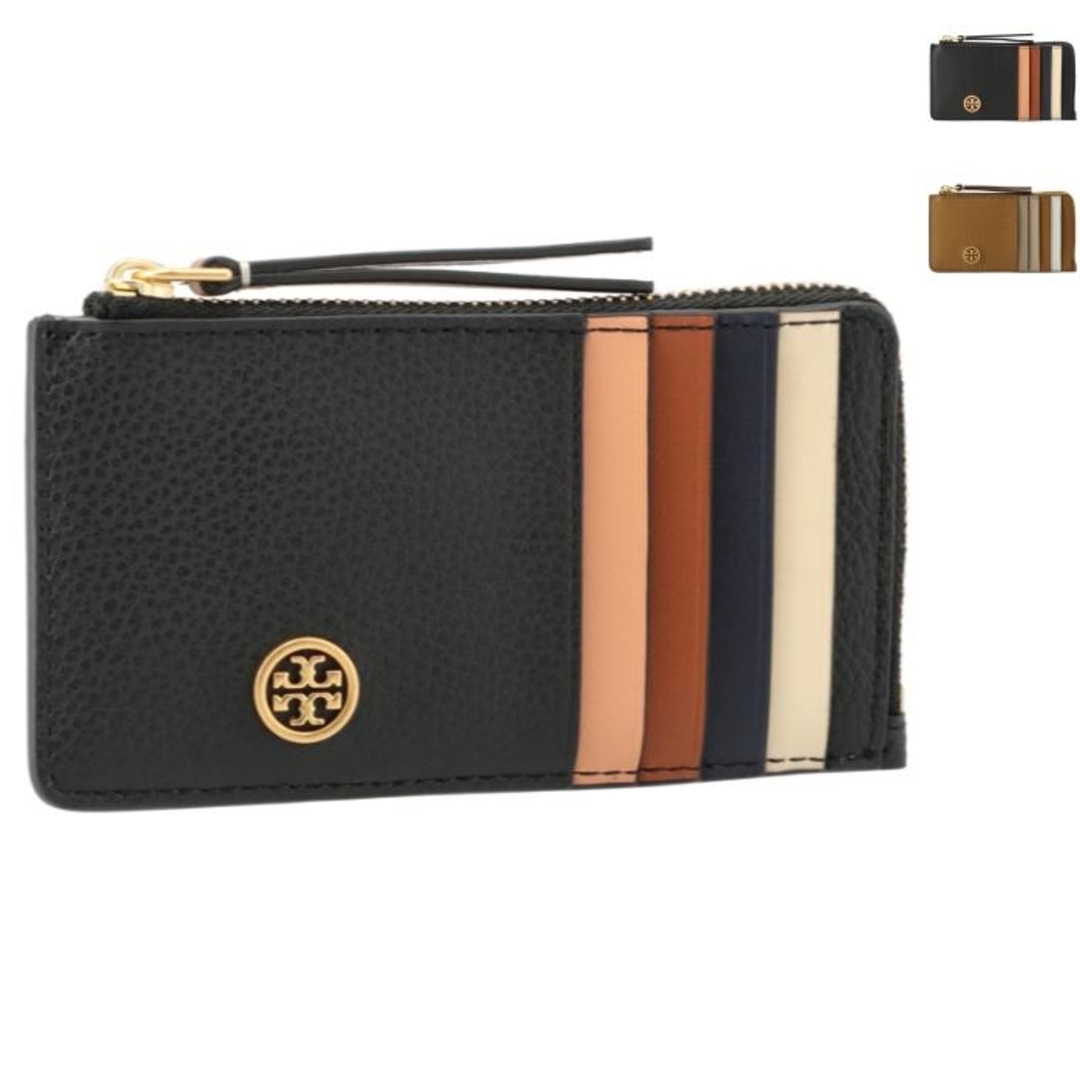 Tory Burch(トリーバーチ)のトリーバーチ TORY BURCH カードホルダー＆コインケース ロビンソン ROBINSON ミニ財布 フラグメントケース マルチカラー 2024年春夏新作 146012 0086  レディースのファッション小物(名刺入れ/定期入れ)の商品写真