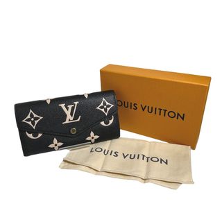 ルイヴィトン(LOUIS VUITTON)のルイヴィトン M80496 長財布 ブラック  LOUIS VUITTON ポルトフォイユ・サラ アンプラント(財布)