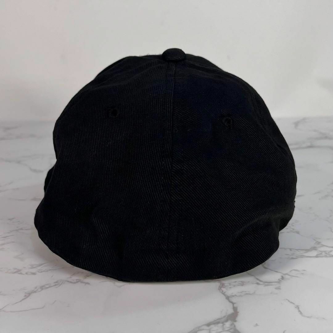 STUSSY(ステューシー)の【90s・紺タグ】OLD STUSSY HATS キャップ　帽子　ロゴ刺繍　黒 メンズの帽子(キャップ)の商品写真