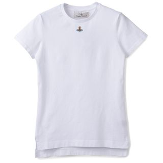 ヴィヴィアンウエストウッド(Vivienne Westwood)のヴィヴィアン ウエストウッド VIVIENNE WESTWOOD Tシャツ ORB PERU' ラウンドネック オーブロゴ ワンポイント 半袖シャツ 2024年春夏新作 3G010017 J001M A401(Tシャツ(半袖/袖なし))