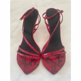 イザベルマラン(Isabel Marant)のisabel marant exotic story 36サイズ　red(ハイヒール/パンプス)