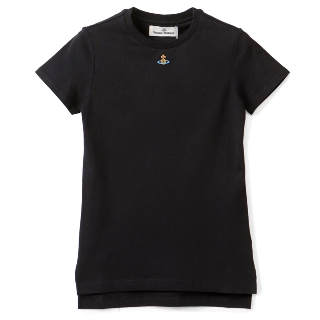 Vivienne Westwood(ヴィヴィアンウエストウッド)のヴィヴィアン ウエストウッド VIVIENNE WESTWOOD Tシャツ ORB PERU' ラウンドネック オーブロゴ ワンポイント 半袖シャツ 2024年春夏新作 3G010017 J001M N401 レディースのトップス(Tシャツ(半袖/袖なし))の商品写真