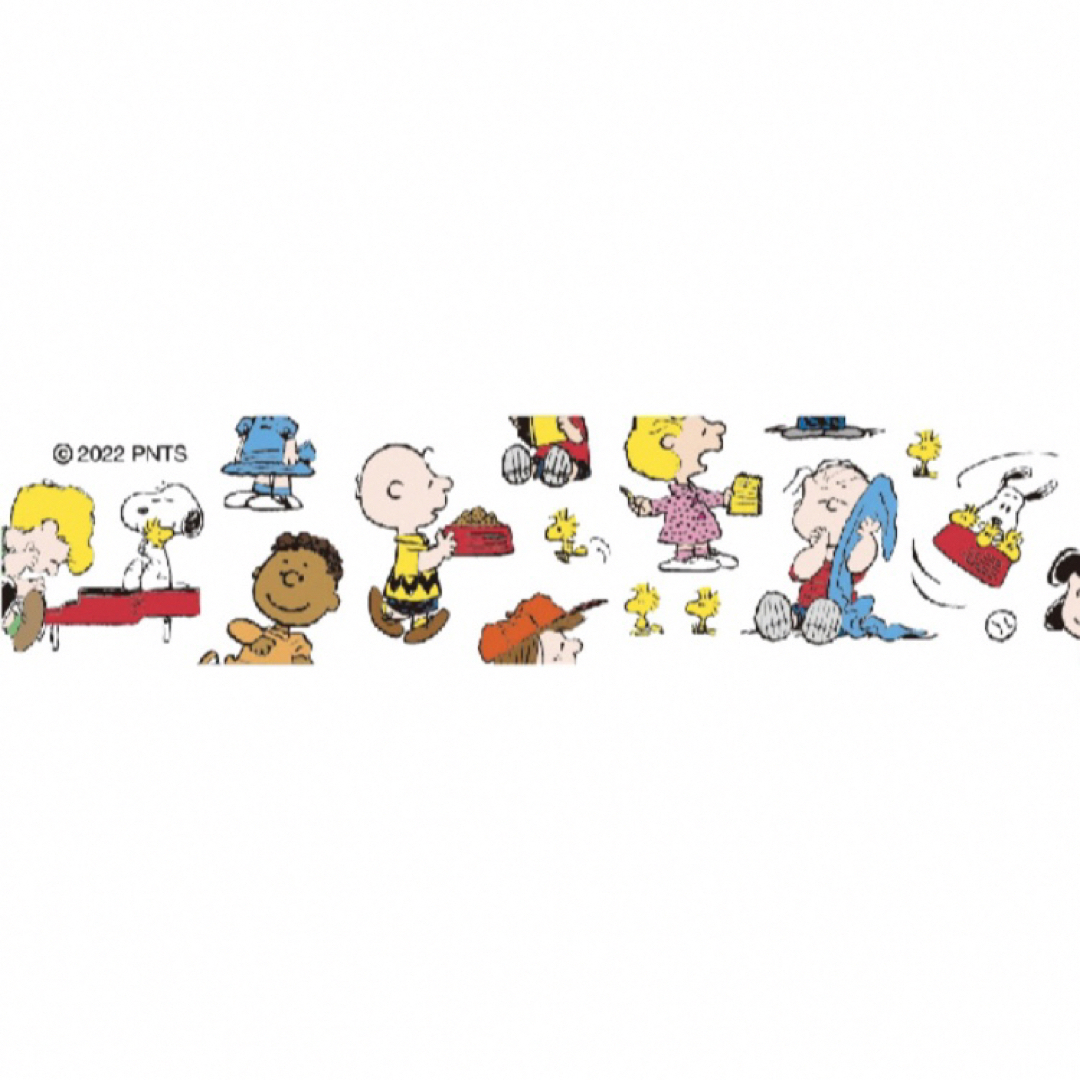 PEANUTS(ピーナッツ)のmt PEANUTS マスキングテープ　ピーナッツキャラクター　SNOOPY インテリア/住まい/日用品の文房具(テープ/マスキングテープ)の商品写真