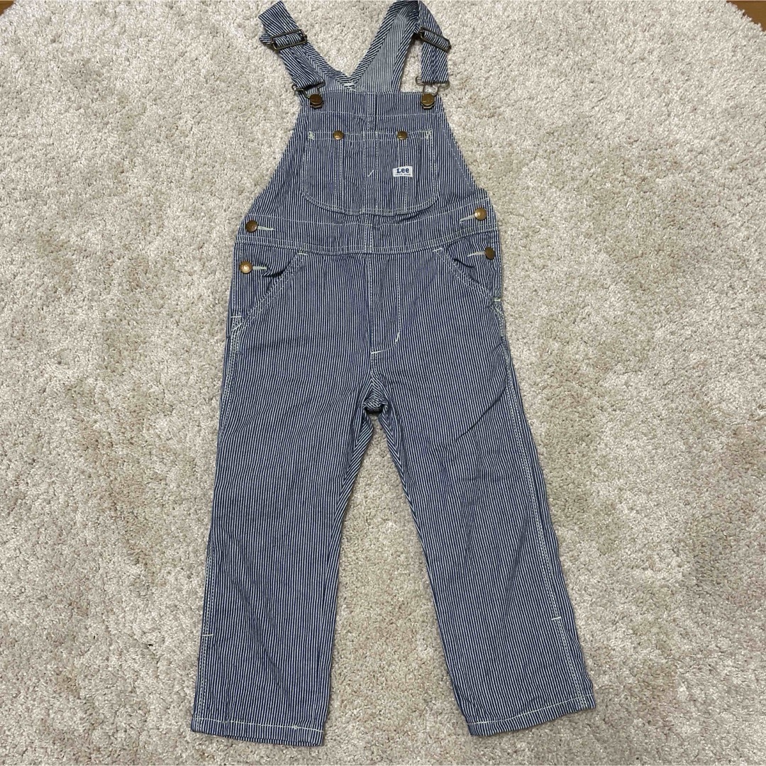 Lee(リー)のLee  オーバーオール　ストライプ　子ども　100cm キッズ/ベビー/マタニティのキッズ服男の子用(90cm~)(パンツ/スパッツ)の商品写真