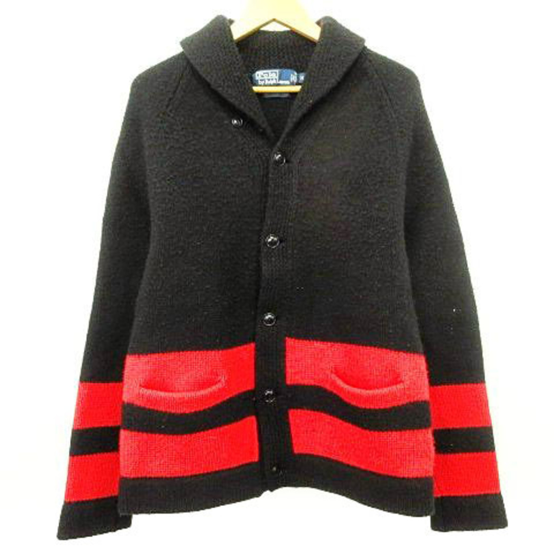 POLO RALPH LAUREN(ポロラルフローレン)のポロ バイ ラルフローレン ショールカラー カーディガン M 黒 IBO49 メンズのトップス(カーディガン)の商品写真