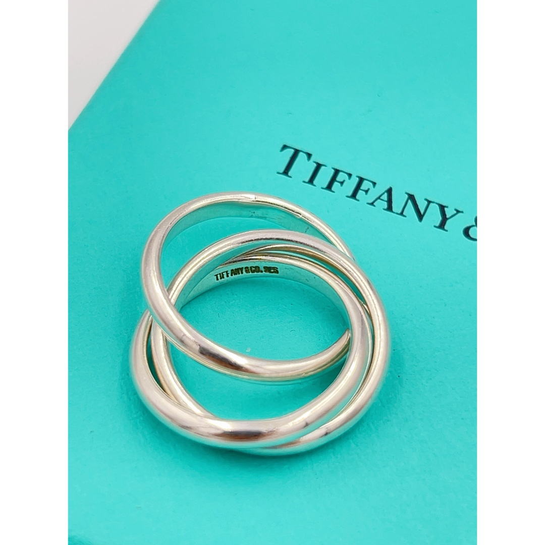 Tiffany & Co.(ティファニー)の値引き不可TIFFANY&Co. ティファニー三連リングシルバー12号 レディースのアクセサリー(リング(指輪))の商品写真