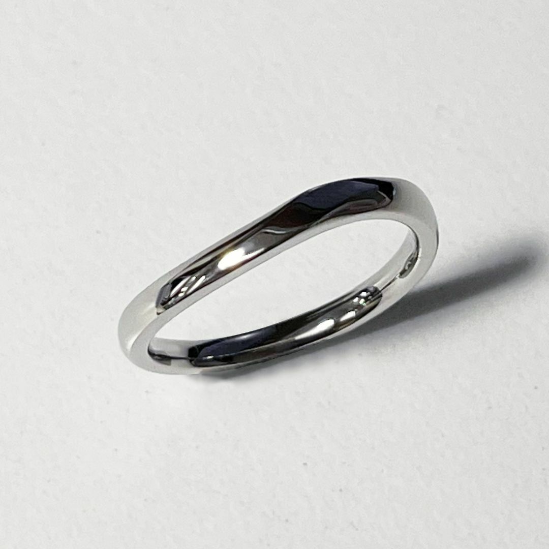 新品✨ PT900 Ring　カップリング　男性用　プラチナリング　シンプル メンズのアクセサリー(リング(指輪))の商品写真