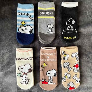 スヌーピー(SNOOPY)の靴下 スヌーピー 6足セット(ソックス)