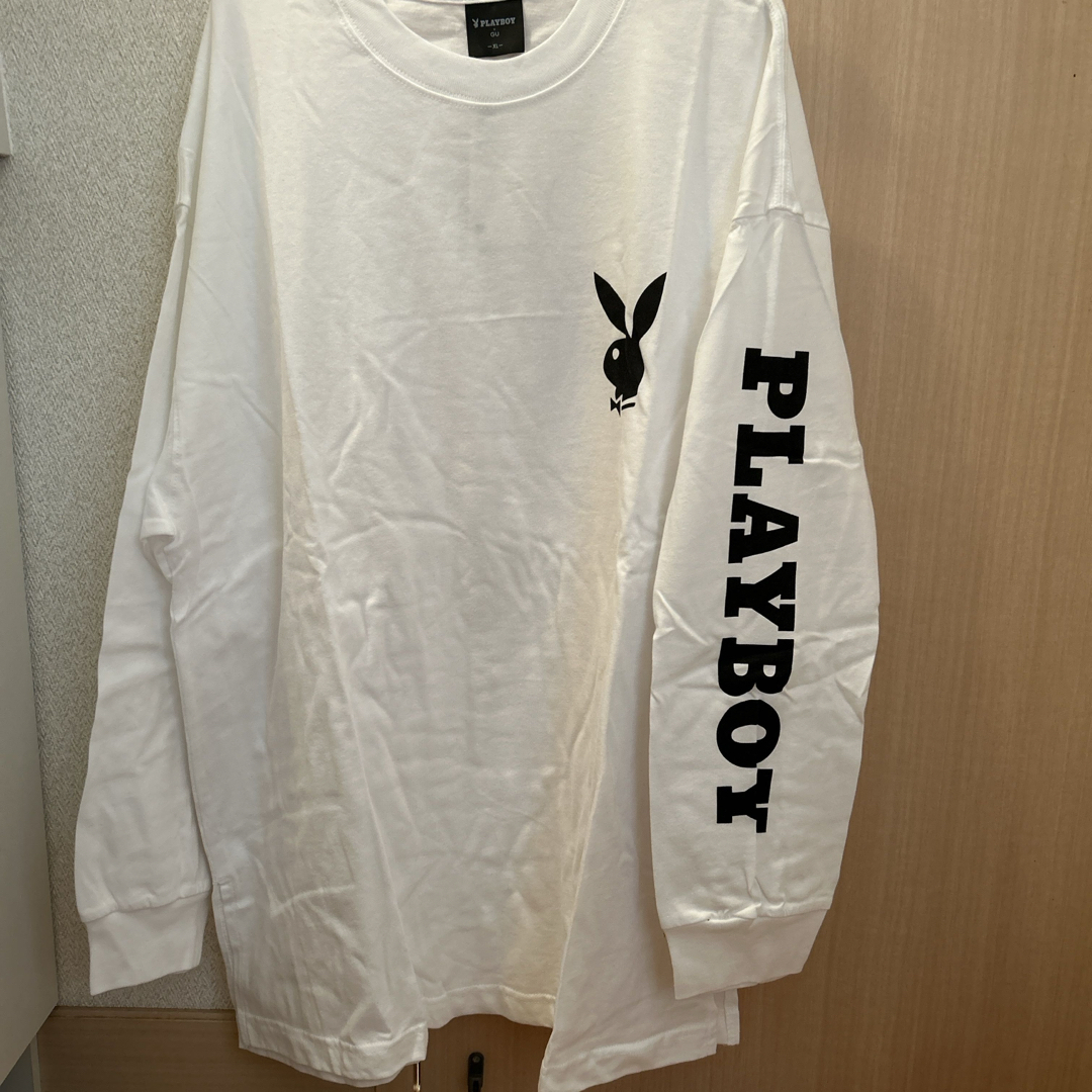 GU(ジーユー)のPLAYBOY ☆ ロングスリーブT レディースのトップス(Tシャツ(長袖/七分))の商品写真