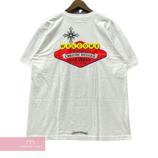 クロムハーツ(Chrome Hearts)のCHROME HEARTS Las Vegas Limited Tee クロムハーツ ラスベガスリミテッドTシャツ 半袖カットソー ラスベガス限定 ロゴプリント ホワイト サイズM【240312】【新古品】【me04】(Tシャツ/カットソー(半袖/袖なし))