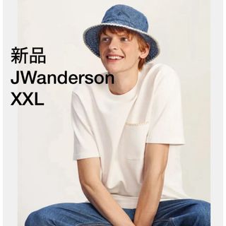 ユニクロ(UNIQLO)のUNIQLO JWanderson ブランケットステッチT  XXL(Tシャツ/カットソー(半袖/袖なし))