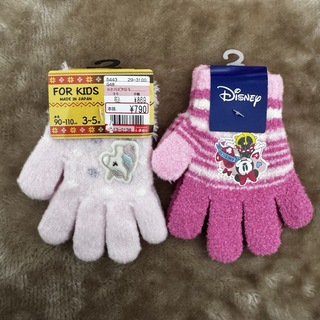 ディズニー(Disney)の子供用 女の子 手袋 雪遊び 3歳～５歳用 ユニコーンミニーちゃん ディズニー (手袋)