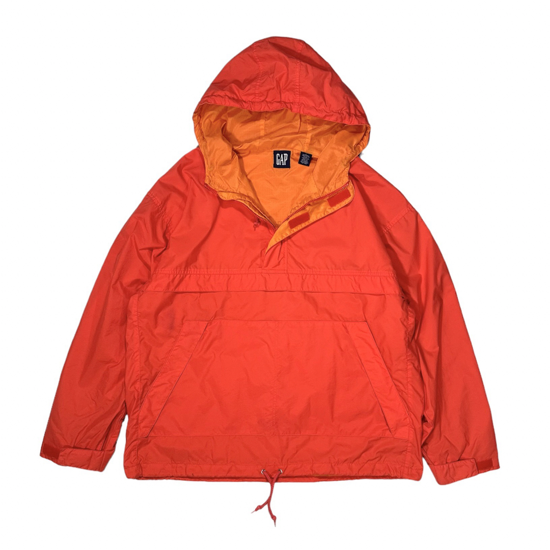 GAP(ギャップ)のold gap nylon anorak jacket orange メンズのジャケット/アウター(ナイロンジャケット)の商品写真